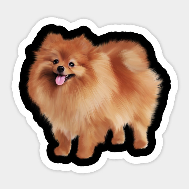 Pomeranian Dog, Love Pomeranians, Dog Lover Magnet by logiamerch