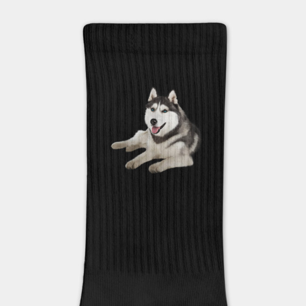 Husky with Blue Eyes, love Huskies, Dog Lover by logiamerch