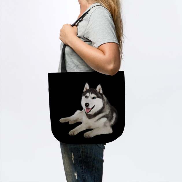 Husky with Blue Eyes, love Huskies, Dog Lover by logiamerch