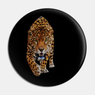 Jaguar Stalking, Love Big Cats, Tropical Animal Pin