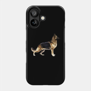 German Shepherd, Love German Shepherds Phone Case