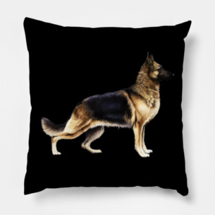German Shepherd, Love German Shepherds Pillow