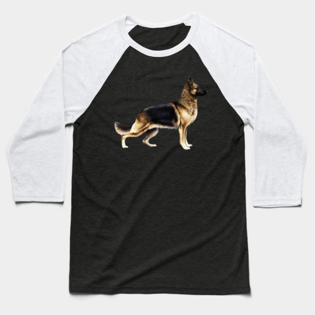 German Shepherd, Love German Shepherds Baseball T-Shirt by logiamerch