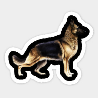 German Shepherd, Love German Shepherds Magnet