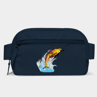 Dolphin with Sunset art, Love Dolphins Bag