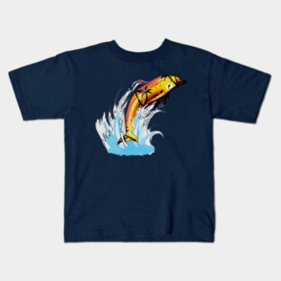 Dolphin with Sunset art, Love Dolphins Kids T-Shirt