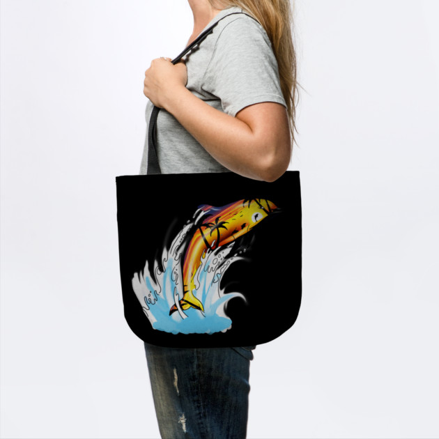 Dolphin with Sunset art, Love Dolphins by logiamerch