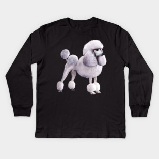Poodle dog, Love Poodles, Dog Lover Kids Long Sleeve T-Shirt