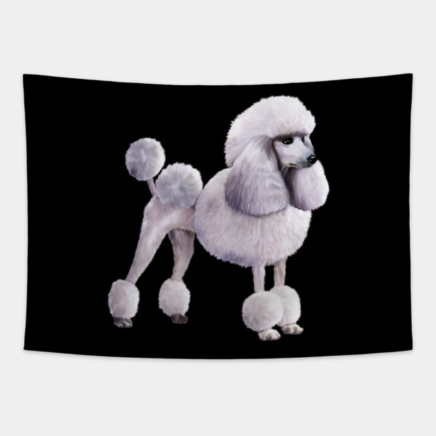 Poodle dog, Love Poodles, Dog Lover Tapestry by logiamerch