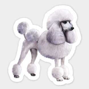 Poodle dog, Love Poodles, Dog Lover Sticker