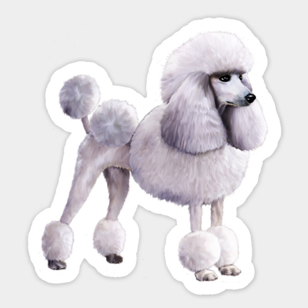 Poodle dog, Love Poodles, Dog Lover Sticker by logiamerch