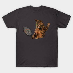 Funny Cat Motivational, Mirror Reflecting Tiger, Cat Lover T-Shirt