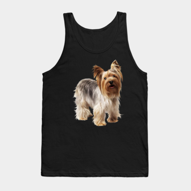 Yorkshire Terrier Dog, Love Yorkies, Dog Lover Tank Top by logiamerch