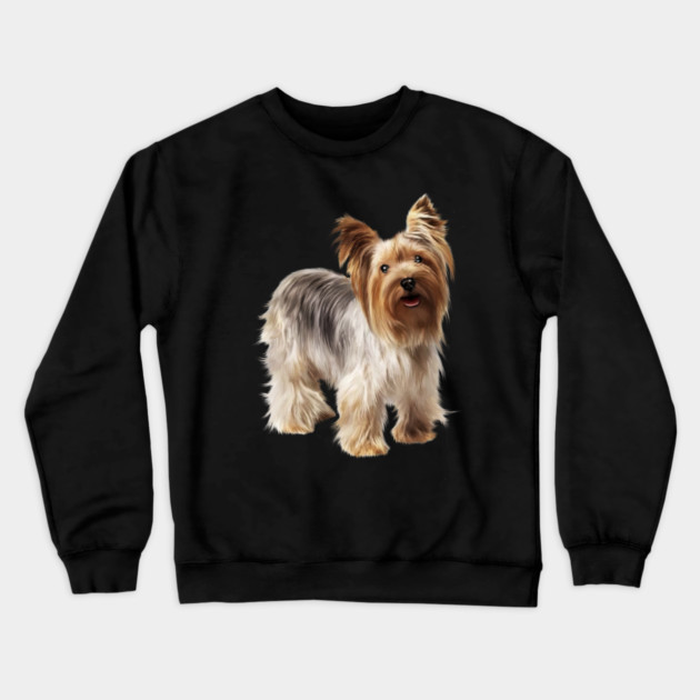 Yorkshire Terrier Dog, Love Yorkies, Dog Lover Crewneck Sweatshirt by logiamerch