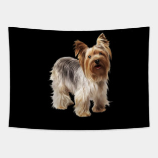 Yorkshire Terrier Dog, Love Yorkies, Dog Lover Tapestry