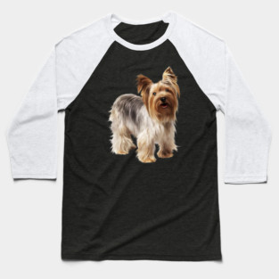Yorkshire Terrier Dog, Love Yorkies, Dog Lover Baseball T-Shirt