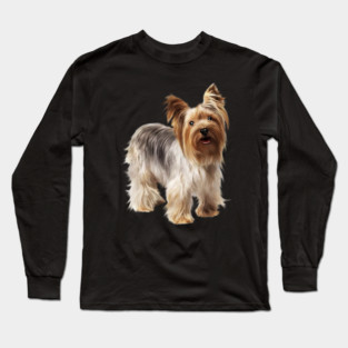 Yorkshire Terrier Dog, Love Yorkies, Dog Lover Long Sleeve T-Shirt