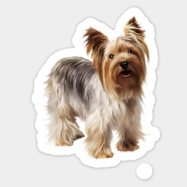 Yorkshire Terrier Dog, Love Yorkies, Dog Lover Sticker by logiamerch