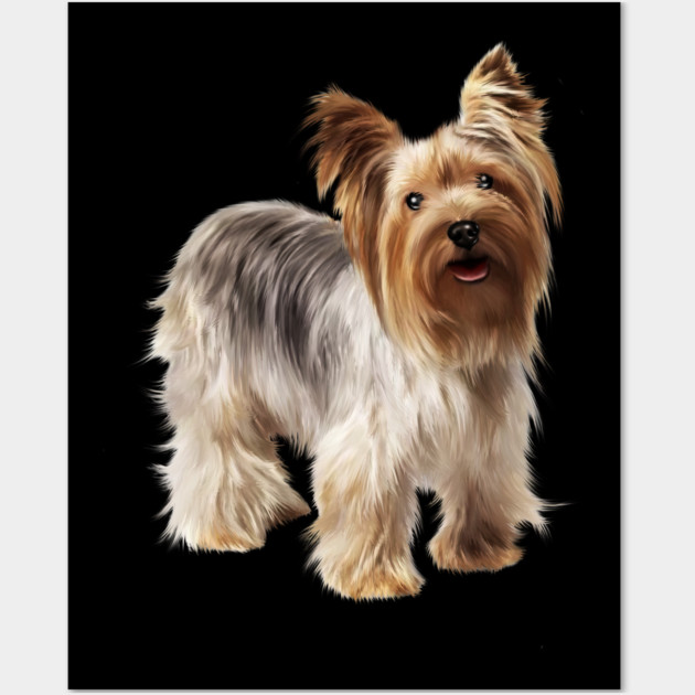 Yorkshire Terrier Dog, Love Yorkies, Dog Lover Wall Art by logiamerch