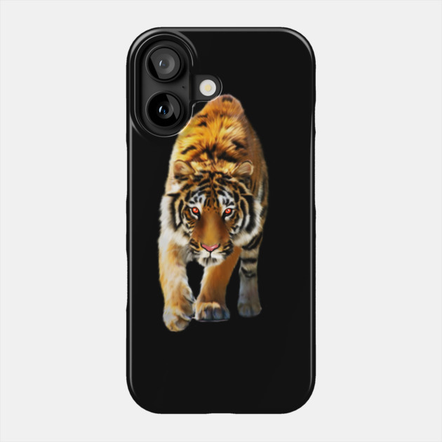 Tiger stalking, Love Tigers, Big Cat Phone Case by logiamerch