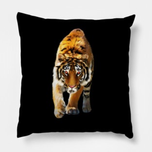 Tiger stalking, Love Tigers, Big Cat Pillow