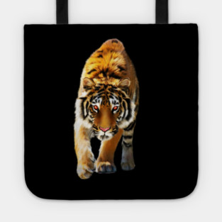 Tiger stalking, Love Tigers, Big Cat Tote