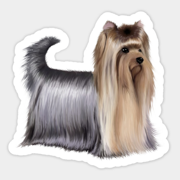 Yorkshire Terrier Dog, Love Yorkshire Terriers, Dog Lover Sticker by logiamerch