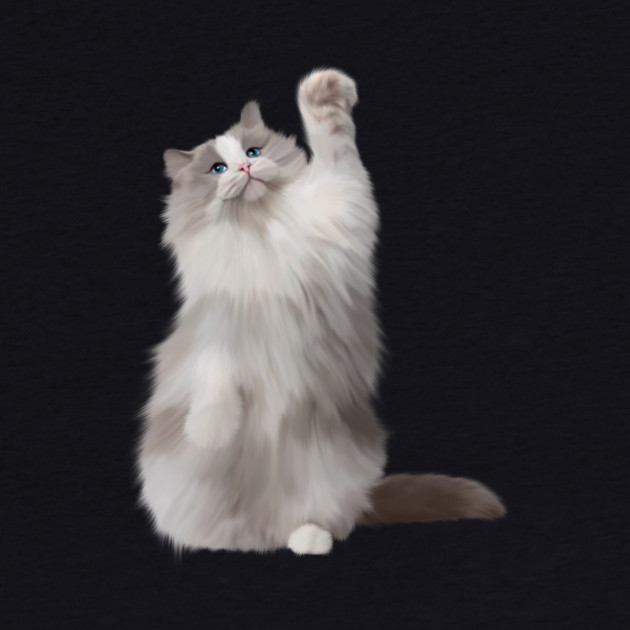 Ragdoll Cat Fetching, Ragdoll Cats, Cat Lover by logiamerch