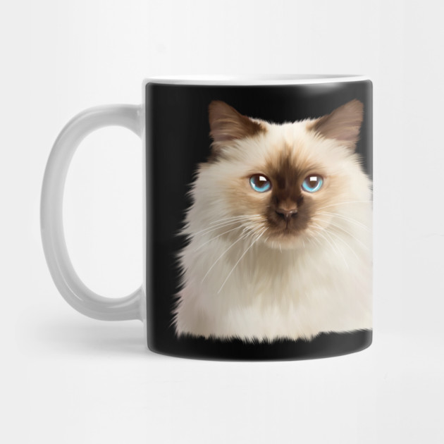 Ragdoll cat Face, Love Ragdoll cats, Cat Lover by logiamerch