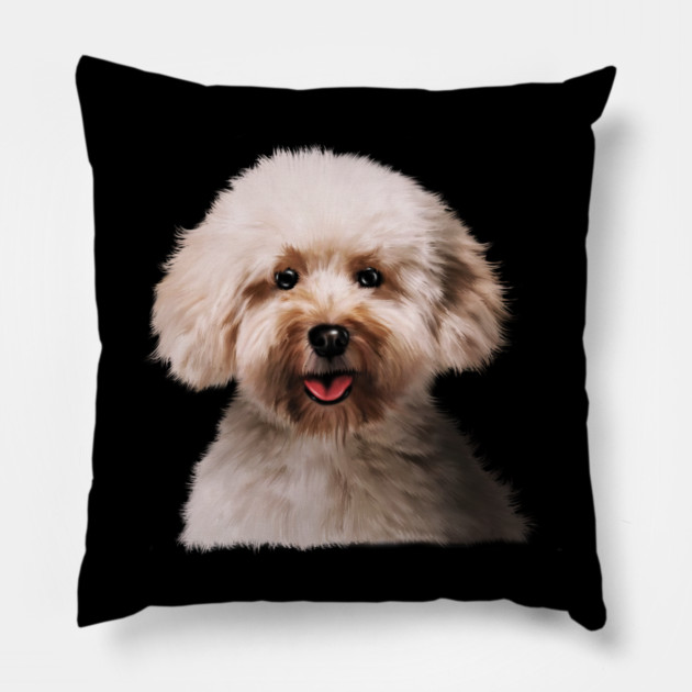 Poodle dog Head, Love Poodles, Dog Lover Pillow by logiamerch