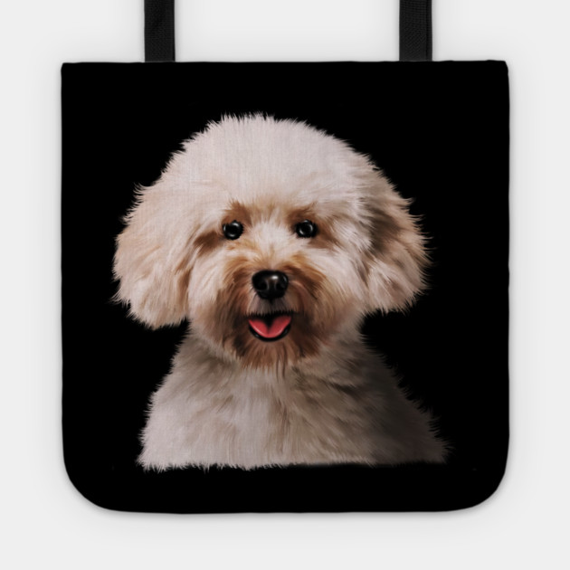 Poodle dog Head, Love Poodles, Dog Lover Tote by logiamerch