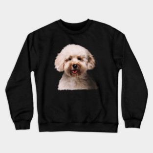 Poodle dog Head, Love Poodles, Dog Lover Crewneck Sweatshirt