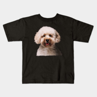 Poodle dog Head, Love Poodles, Dog Lover Kids T-Shirt