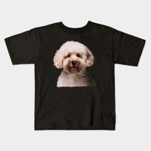 Poodle dog Head, Love Poodles, Dog Lover Kids T-Shirt by logiamerch
