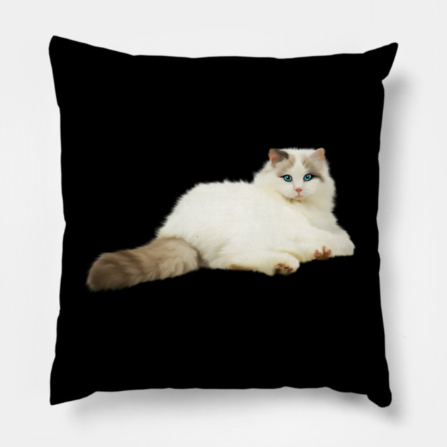 Ragdoll Cat, Love Ragdoll Cats, Cat Lover Pillow by logiamerch