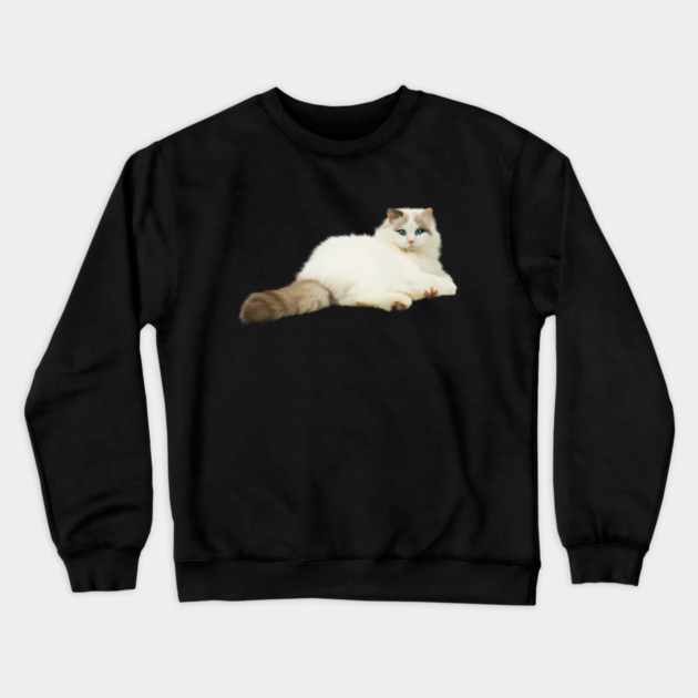 Ragdoll Cat, Love Ragdoll Cats, Cat Lover Crewneck Sweatshirt by logiamerch
