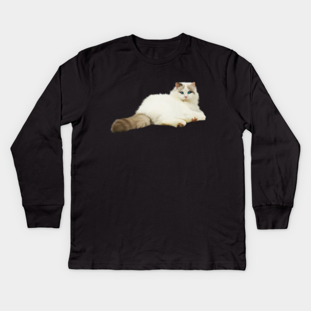 Ragdoll Cat, Love Ragdoll Cats, Cat Lover Kids Long Sleeve T-Shirt by logiamerch