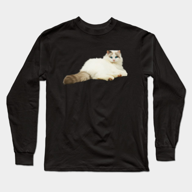 Ragdoll Cat, Love Ragdoll Cats, Cat Lover Long Sleeve T-Shirt by logiamerch