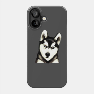 Husky Dog Face, Love Huskies, Dog Lover Phone Case