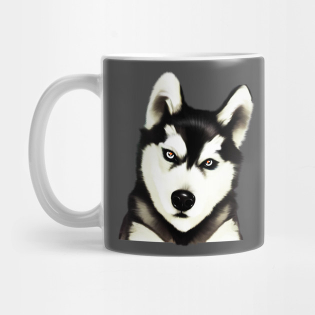 Husky Dog Face, Love Huskies, Dog Lover by logiamerch