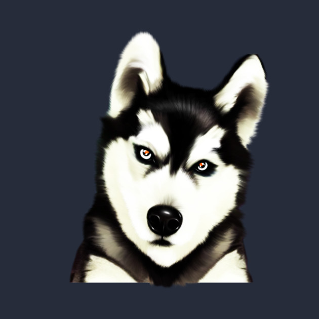Husky Dog Face, Love Huskies, Dog Lover by logiamerch