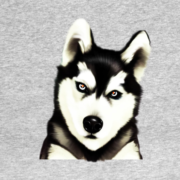 Husky Dog Face, Love Huskies, Dog Lover by logiamerch
