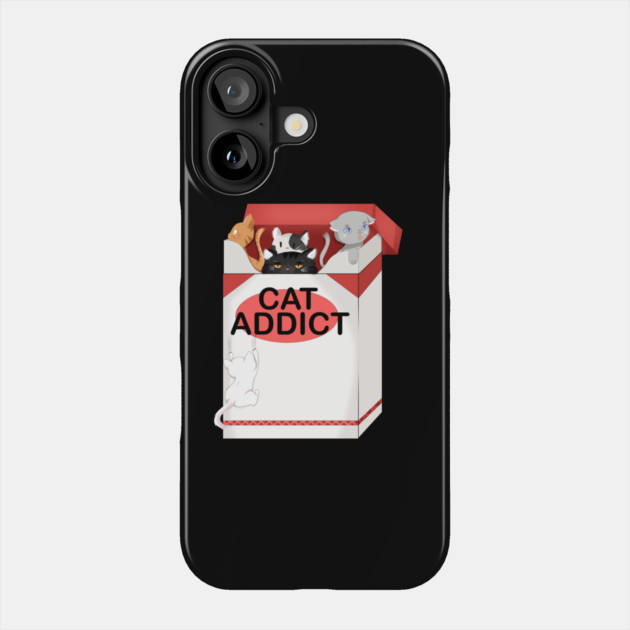 Cat Lover, Funny Cat Addict, Love Cute Cats Phone Case by logiamerch