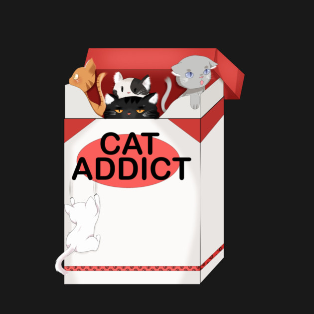 Cat Lover, Funny Cat Addict, Love Cute Cats by logiamerch