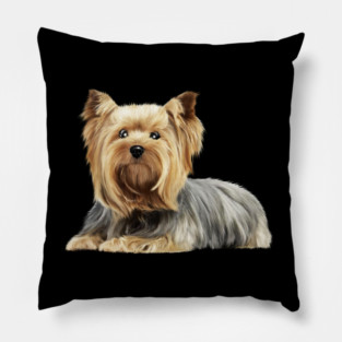 Yorkshire Terrier Dog, Love Yorkies, Dog Lover Pillow