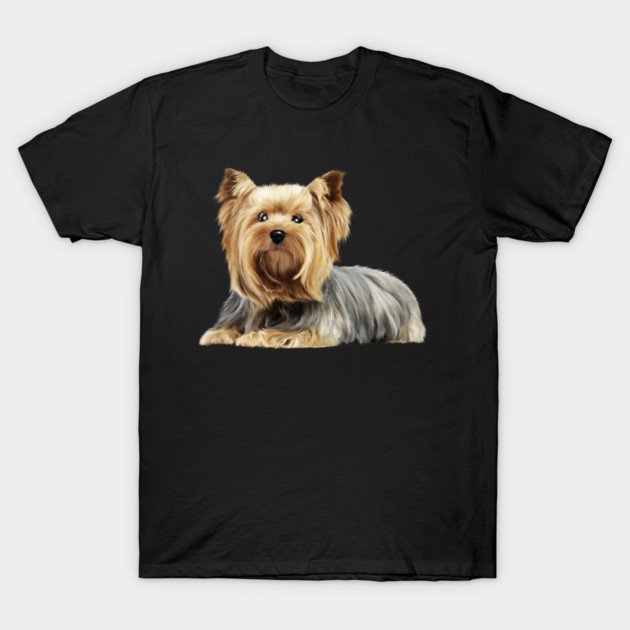 Yorkshire Terrier Dog, Love Yorkies, Dog Lover T-Shirt by logiamerch