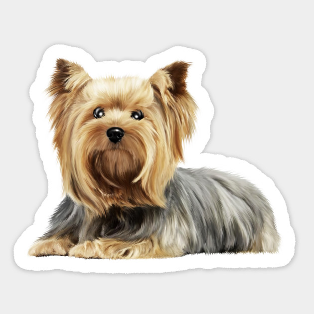 Yorkshire Terrier Dog, Love Yorkies, Dog Lover Sticker by logiamerch