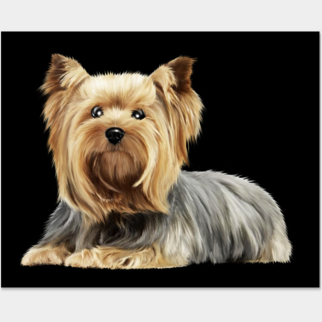 Yorkshire Terrier Dog, Love Yorkies, Dog Lover Wall Art by logiamerch