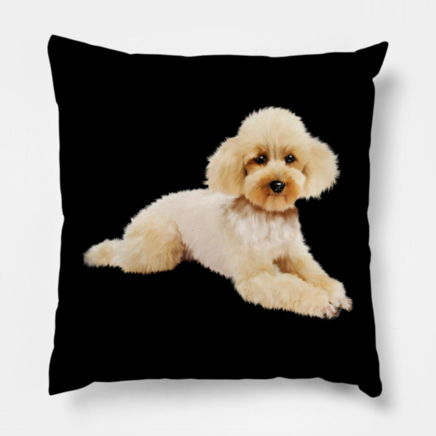 Cute Poodle dog, Love Poodles, Dog Lover Pillow by logiamerch