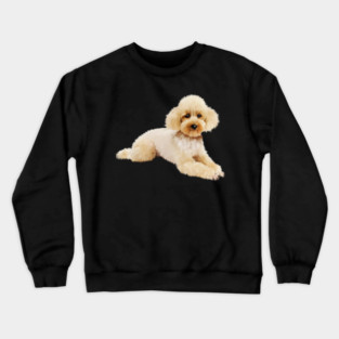 Cute Poodle dog, Love Poodles, Dog Lover Crewneck Sweatshirt